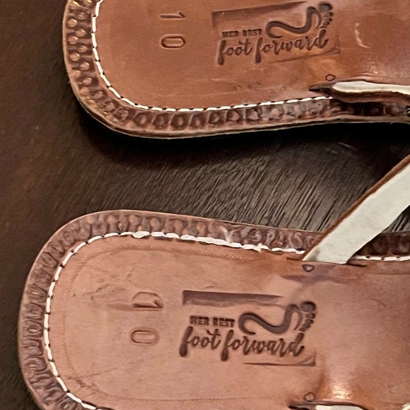 Her Best Foot Forward handmade sandals size 9 - Picture 4 of 4
